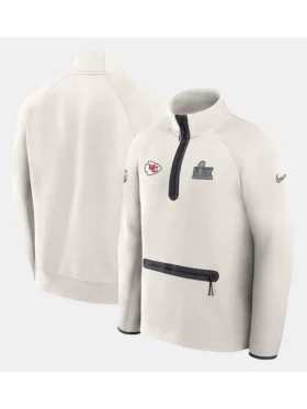 Chiefs Super Bowl LIX Opening Night Tech Fleece Jacket Front