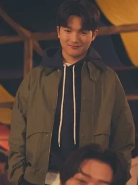 Choi Min yeong XO Kitty S02 Green Cotton Jacket