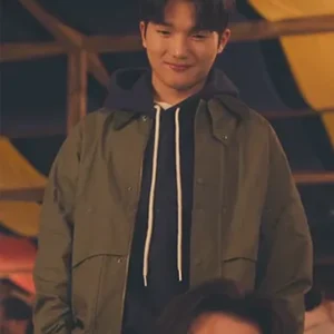 Choi Min yeong XO Kitty S02 Green Cotton Jacket