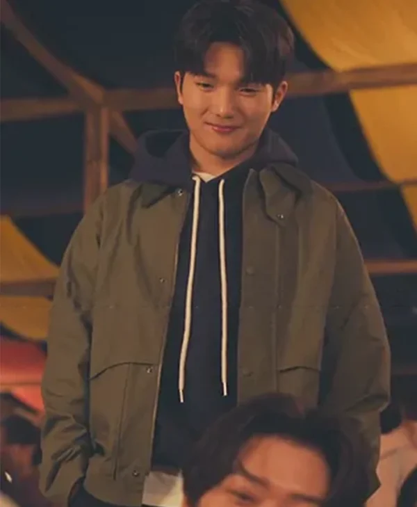 Choi Min yeong XO Kitty S02 Green Cotton Jacket