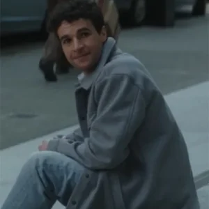 Christopher Abbott Wolf Man Grey Wool Coat