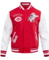 Cincinnati Reds Red And White Varsity Wool Jacket