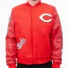 Cincinnati Reds Red Wool Varsity Jacket