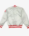 Cincinnati Reds Starter Bomber Jacket Back