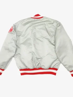 Cincinnati Reds Starter Bomber Jacket Back