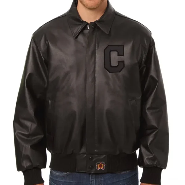 Cleveland Guardians Leather Jacket