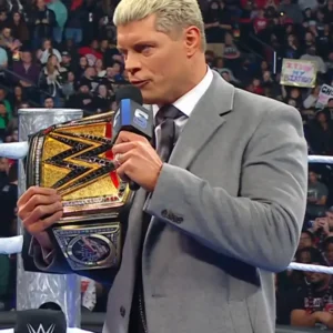 Cody Rhodes Grey Wool Coat