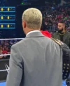 Cody Rhodes Grey Wool Coat Back