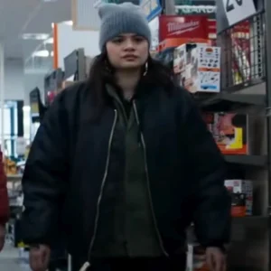 Cold Wallet Melonie Diaz Black Bomber Jacket