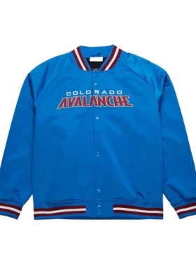 Colorado Avalanche Blue Bomber Jacket