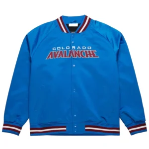 Colorado Avalanche Blue Bomber Jacket