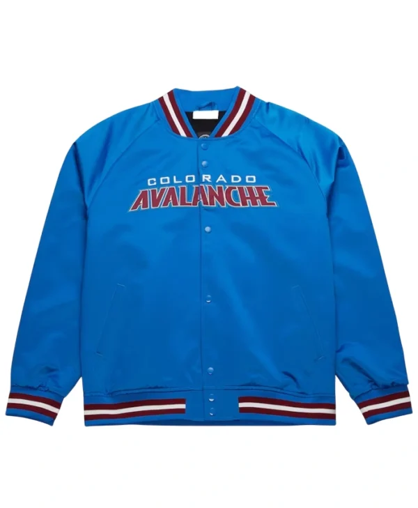 Colorado Avalanche Blue Bomber Jacket