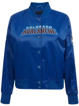 Colorado Avalanche Blue Classic Satin Jacket