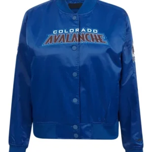 Colorado Avalanche Blue Classic Satin Jacket