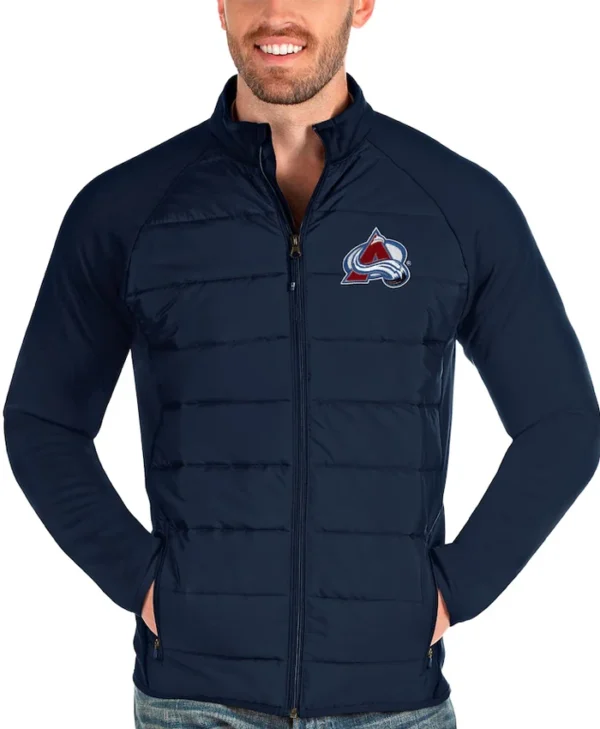 Colorado Avalanche Blue Puffer Jacket