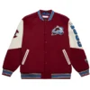 Colorado Avalanche Vintage Logo Wool Varsity Jacket