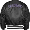 Colorado Rockies Black Ma 1 Bomber Jacket