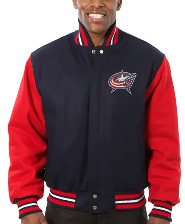 Columbus Blue Jackets Wool Varsity Jacket
