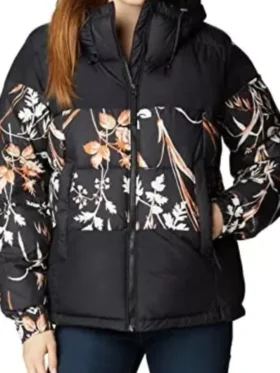 Crystal SkyMed S03 Black Puffer Jacket For Sale