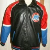 Cubs Vintage Leather Zipper Bomber Jacket