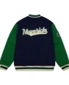 Dallas Mavericks Blue And Green Varsity Jacket