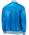 Dallas Mavericks Blue Bomber Full Snap Jacket 1
