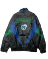 Dallas Mavericks Vintage Leather Zipper Jacket