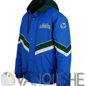 Dallas Mavericks Vintage Starter Bomber Jacket left