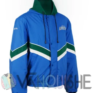 Dallas Mavericks Vintage Starter Bomber Jacket right