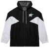 Dallas Stars Black And White Windbreaker Jacket