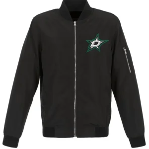 Dallas Stars Black Bomber Jacket