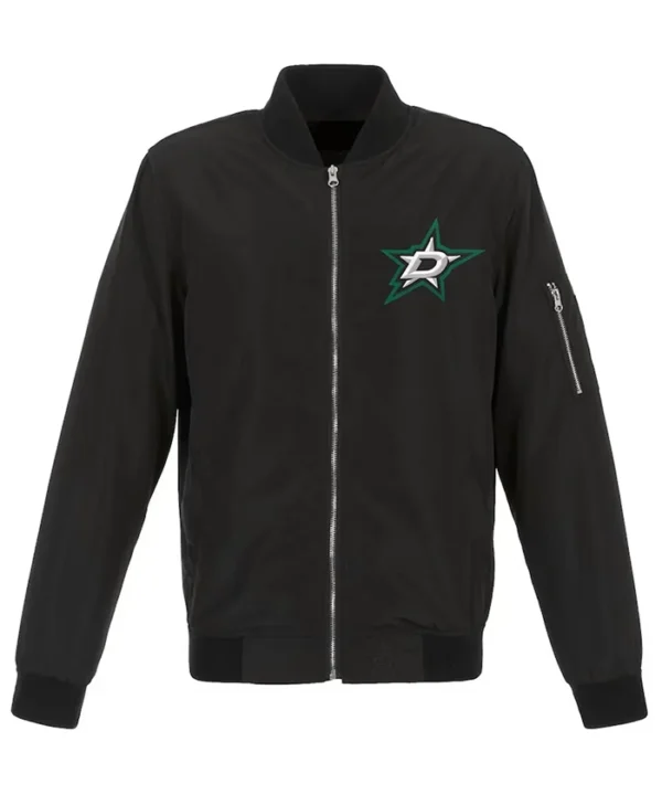 Dallas Stars Black Bomber Jacket