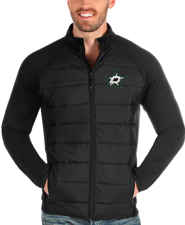 Dallas Stars Black Puffer Jacket