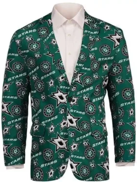 Dallas Stars Green Printed Blazer