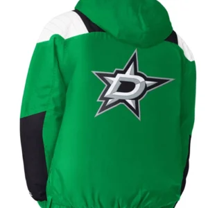 Dallas Stars Starter Pullover Jacket Back
