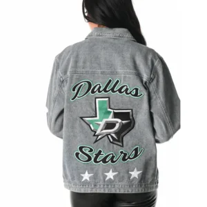 Dallas Stars Trucker Jacket Back