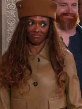 Danielle Reyes The Traitors US S03 Brown Leather Jacket