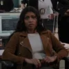 Daphne High Potential S01 Brown Suede Jacket