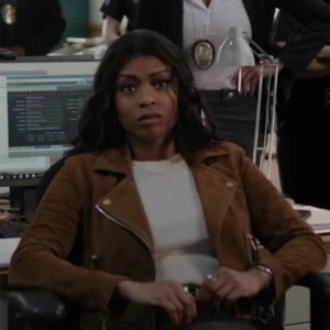 Daphne High Potential S01 Brown Suede Jacket