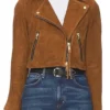 Daphne High Potential S01 Brown Suede Jacket For Sale