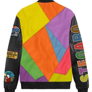 Delgado Stegaro Leather Zipper Jacket Back