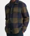 Denis Leary Going Dutch Wool Plaid Shacket For Sale
