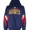 Denver Nugget Vintage Bomber Pull Over Jacket