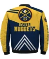 Denver Nugget Yellow Bomber Zipper Jacket