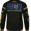 Denver Nuggets Black Varsity Wool Snap Jacket