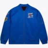 Denver Nuggets Blue Full Zipper Bomber Jacket