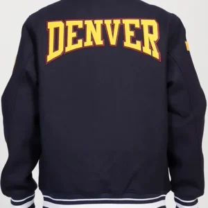 Denver Nuggets Blue Varsity Wool Jacket