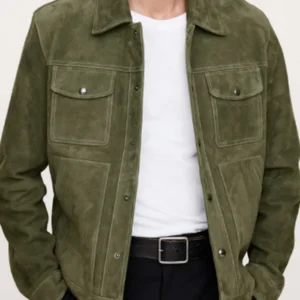 Detective Karadec High Potential S01 Suede Trucker Jacket For Sale