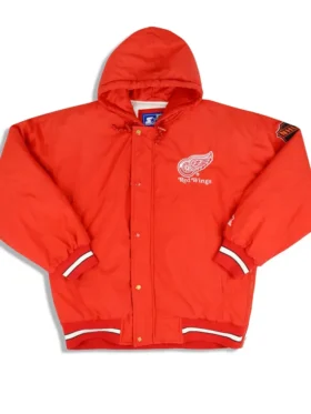 Detroit Red Wings Orange Starter Vintage Jacket
