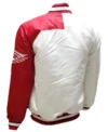 Detroit Red Wings Vintage Bomber Jacket Back